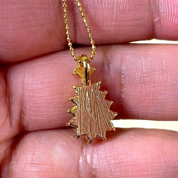 Vintage - Nina Ricci Gold Plated Blue Crystal & Rhinestone Necklace - Picture 6 of 8